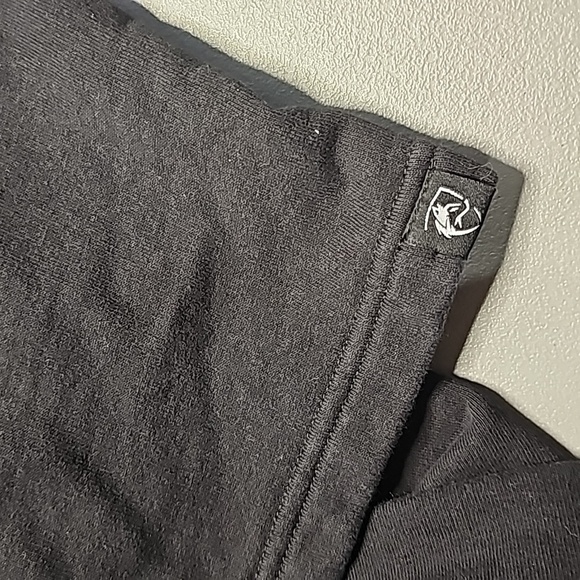 ALPHALETE medium black short sleeve athletic hoodie - Picture 6 of 6